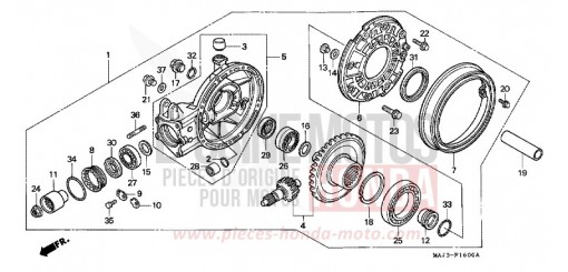 FINAL DRIVEN GEAR (ST1100) ST1100T de 1996